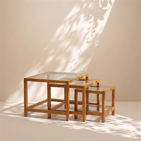 Buy Premium Wooden Side Tables | Red Blue & Yellow