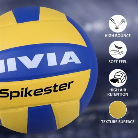 NIVIA Spikester (Encounter) Volleyball - Size: 4 - Buy NIVIA Spikester ...