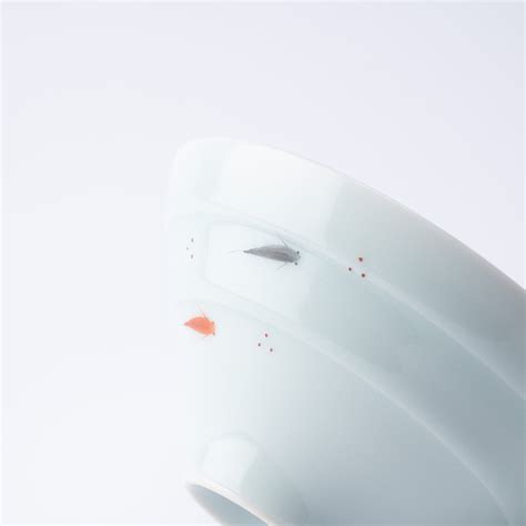 Kosen Kiln Medaka Rice Fish Imari Nabeshima Ware Japanese Rice Bowl ...