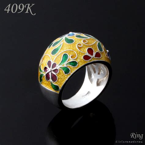 Cloisonne ring 409K | Rings, Cloisonne, Cloisonne enamel