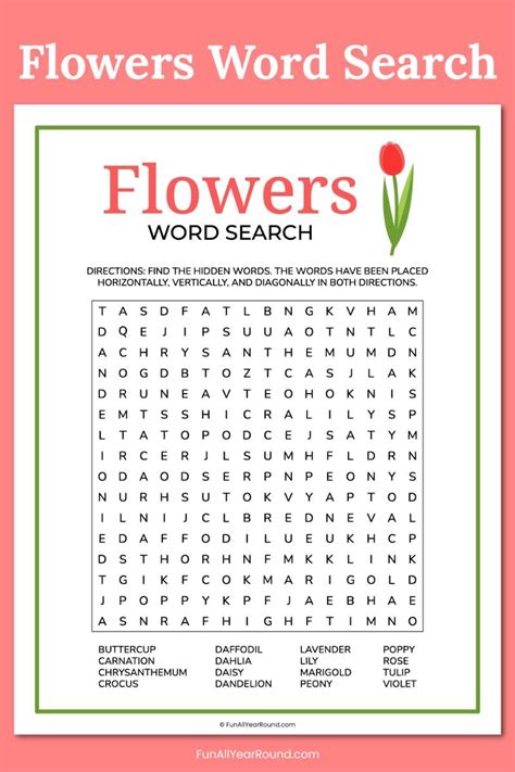 Image result for Spring Word Search Printable