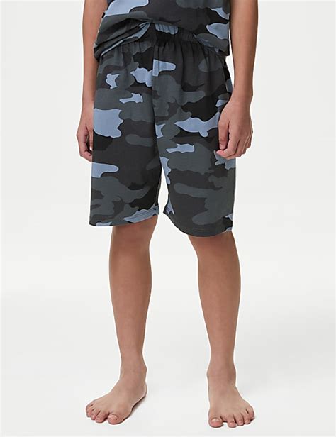 Buy Pure Cotton Camouflage Pyjamas (7-14 Yrs) at Marks & Spencer