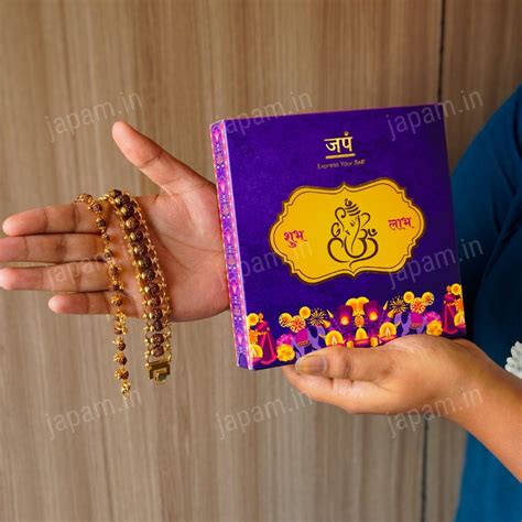 Gold Plated Modern + Elemental Rudraksha Ki Diwali Celebration Hamper ...