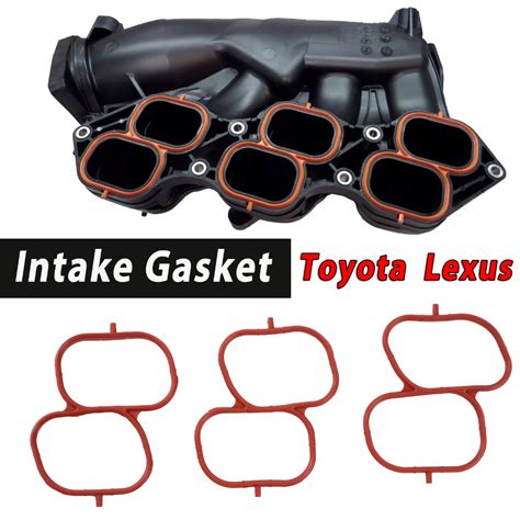 3Pcs Engine Intake Manifold Gasket For Lexus RX350 ES350 Toyota Avalon Camry Highlander RAV 4 ...