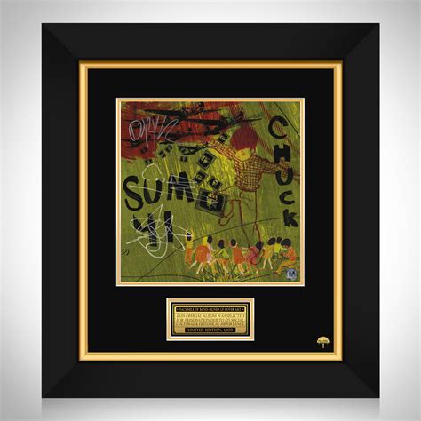 Sum 41 - Chuck LP Cover Limited Signature Edition Custom Frame | RARE-T