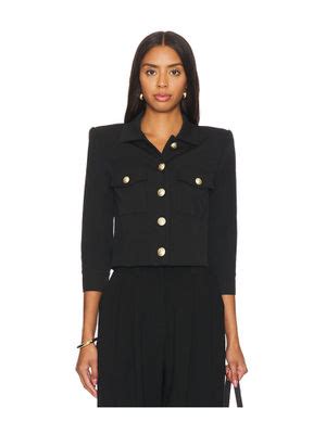 Buy L'AGENCE Kumi Cropped Fitted Jacket (0) Online
