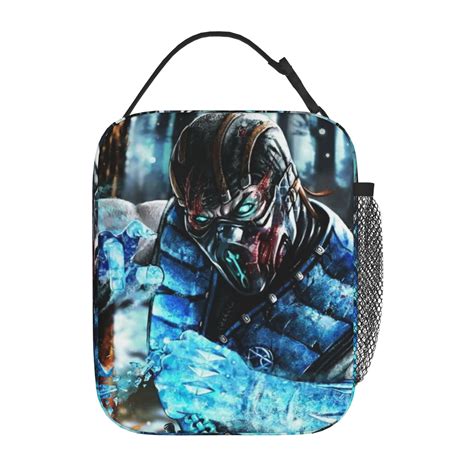 Mortal Kombat Lunch Bag Reusable Lunch Tote Bag Insulated Portable ...