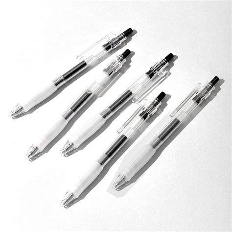 Kaco KEYBO Transparent Gel Ink Pen 5pcs/set - SCOOBOO - Kaco