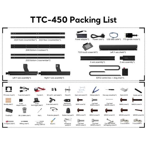 Two Trees -TTC 450 CNC Router Machine Kit, High Precision and Accuracy ...