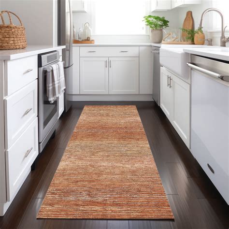 Addison Rugs Chantille Indoor/Outdoor Transitional Stripes Copper ...