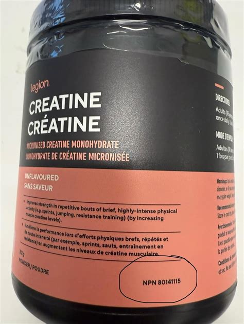 LEGION Micronized Creatine Monohydrate Supplement - India | Ubuy