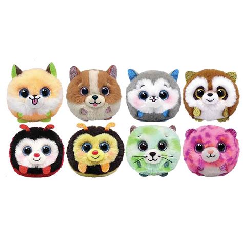 TY Puffies Plushes - Set of 8 Spring 2023 Releases (Izzy, Evie, Topaz ...