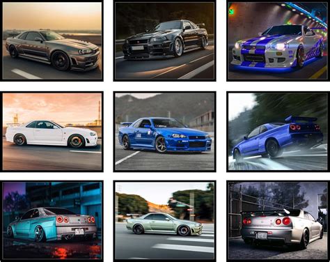 BigWig Prints Nissan Skyline GTR R34 Poster - JDM India | Ubuy