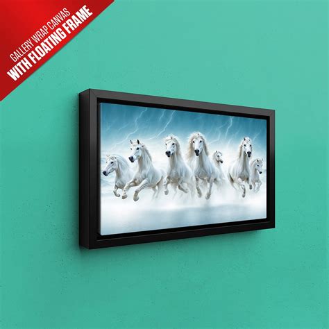 Seven Running Horses Wall Painting – Ritwikas