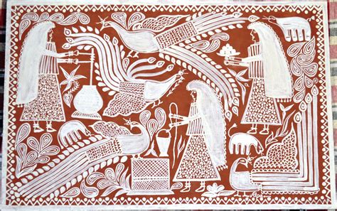 Mandana painting from Rajasthan | Folk art painting, Mural art, Rajasthani art