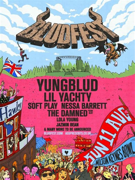 Bludfest (yungblud festival), Milton Keynes Bowl, Birmingham, 11 August ...