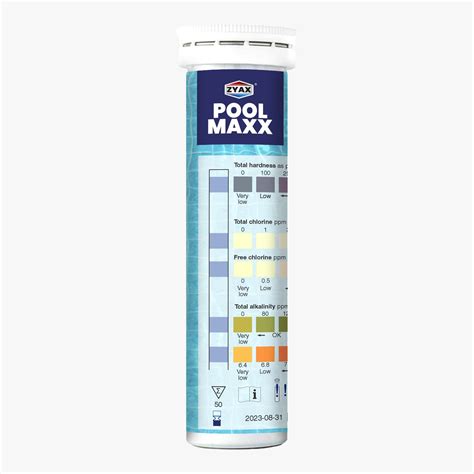 Test Your Pool Water with Pool Maxx 5 in 1 Strips - Zyax