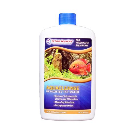 Buy DrTim's Aquatics Freshwater AquaCleanse Tap Water Detoxifier – For ...