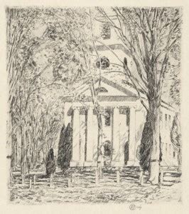 Church at Old Lyme, 1924 Paper Print - Art & Paintings posters in India ...