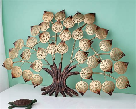 Urban Hamlet Iron Tree Shape Wall Hanging & Decorative Mounted Art ...