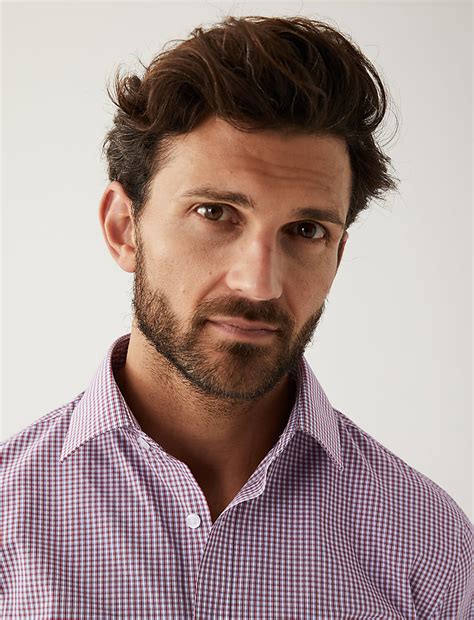 Buy 2pk Regular Fit Printed Long Sleeve Shirts at Marks & Spencer