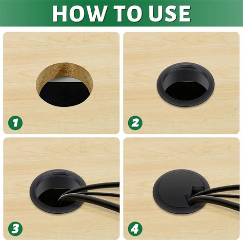 Bolatus 2 Pcs 60mm Desk Grommets, Round Desk Cable Hole India | Ubuy