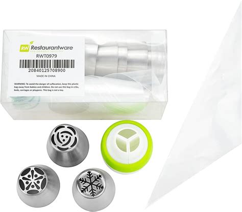 Restaurantware Pastry Tek Russian Piping Tips Set, India | Ubuy