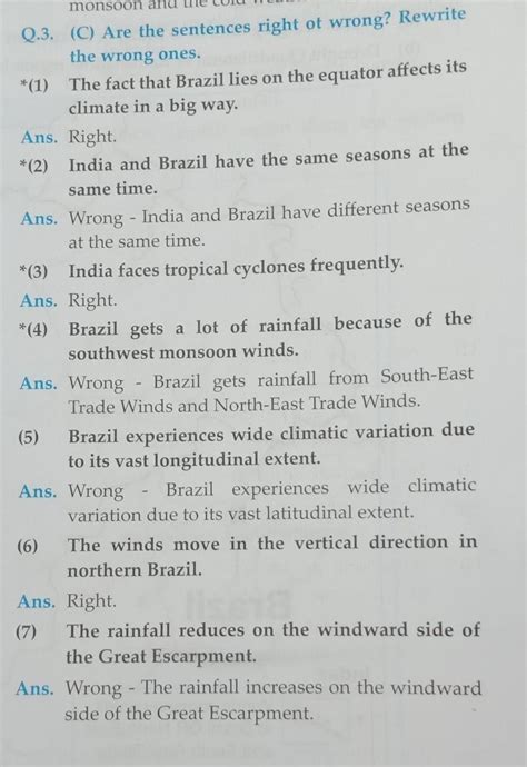 State whether right or wrong.Rewrite the wrong sentence.(a)The fact ...
