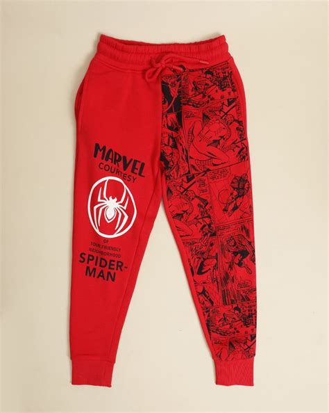 Spiderman Printed Regular Fit Jogger For Boys – Kidsville