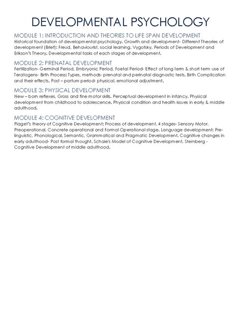 Developmental Psychology - Growth and development- Different Theories ...