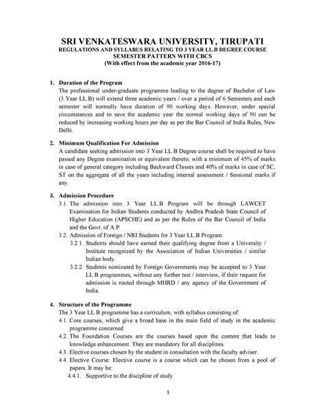 LL-Three Year Syllabus LLB General - SRI VENKATESWARA UNIVERSITY ...