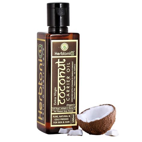 Buy HerbtoniQ Organic Extra Virgin Coconut (Cocos nucifera) Cold ...