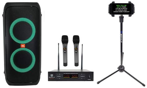 Buy JBL Partybox 310 Rechargeable Bluetooth LED Karaoke Machine System ...