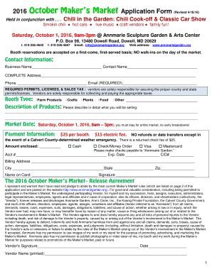 Fillable Online Application Form (Revised 4/16/16) Fax Email Print ...