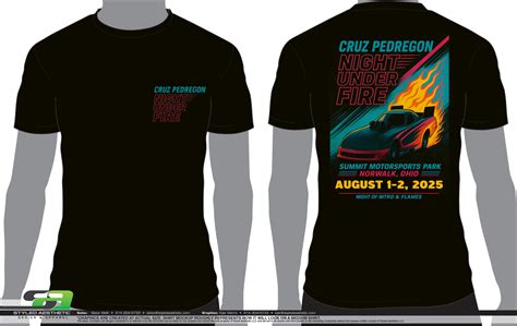 2025 Night Under Fire CPR T-shirt – Cruz Pedregon Merchandise