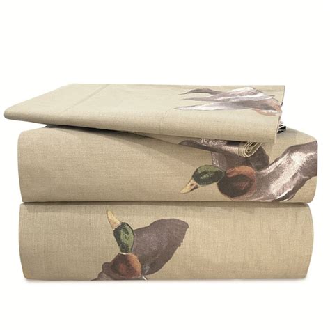 Blue Ridge Trading King 200-Thread Count Cotton Brown Bed Sheets at ...