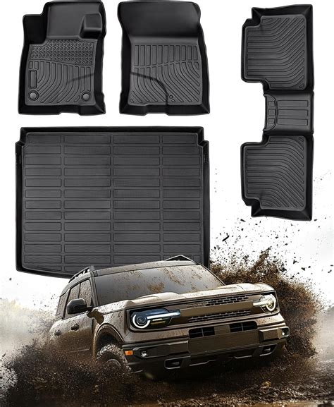 Amazon.com: AOMSAZTO Car Floor Mats for Ford Bronco Sport 2021 2022 ...