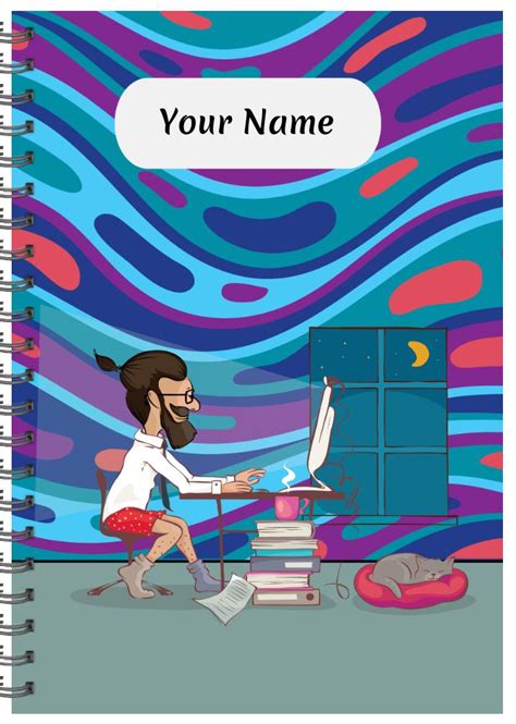 Work From Home 2 Notebooks Design | Customize Online | Printo