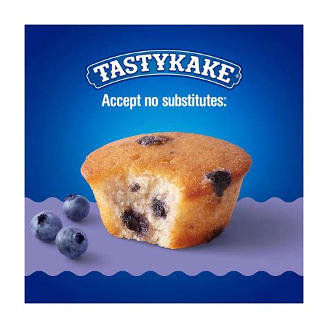 Buy Tastykake Blueberry Flavored Mini Muffins, 5 Packs of 4, 8 oz from ...