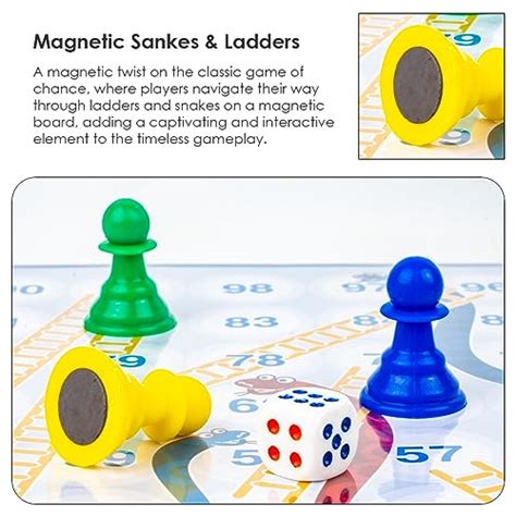 Fun Family Game: Magnetic Snakes and Ladders + Ludo| Best Buy on ...