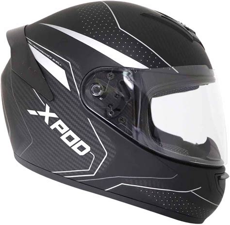 TVS XPOD Aerodynamic Helmet for Men-ISI Certified, Ultrawide Visor ...