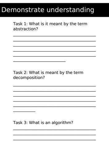 Image result for Computational Thinking GCSE Computer Science