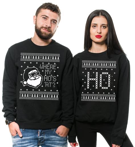Couples Ugly Christmas Sweater Ugly Christmas Sweater, Matching Couples ...