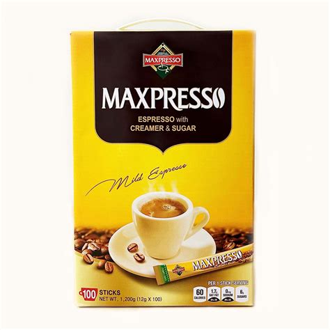 Buy Maxpresso3 in 1 Korean Instant Coffee Mix - Single Serve Sticks 100 ...