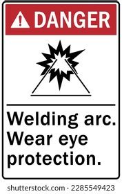Image result for Welding Flash Hazard Sign