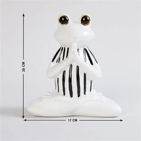 Buy Andrey Ceramic Frog Figurine from Home Centre at just INR 1999.0