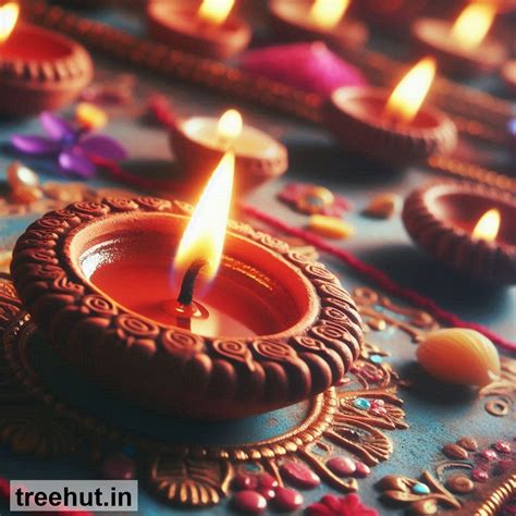 Images of single diya close up as a design element, Diwali Decoration Ideas