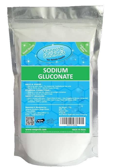 Vanprob Solutions Sodium Gluconate Powder Industrial Grade for Cleaning ...