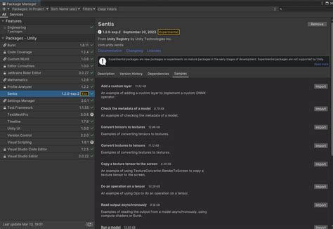 Unity Sentis 的图像结果