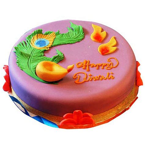 Send Beautiful Deepavali Cake 1kg - Diwali Gifts Online ...
